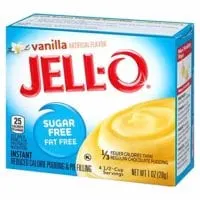 Jell-O Sugar-Free Vanilla Instant Pudding Mix 1 Ounce Box