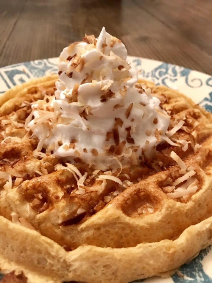 Toasted Coconut Waffle