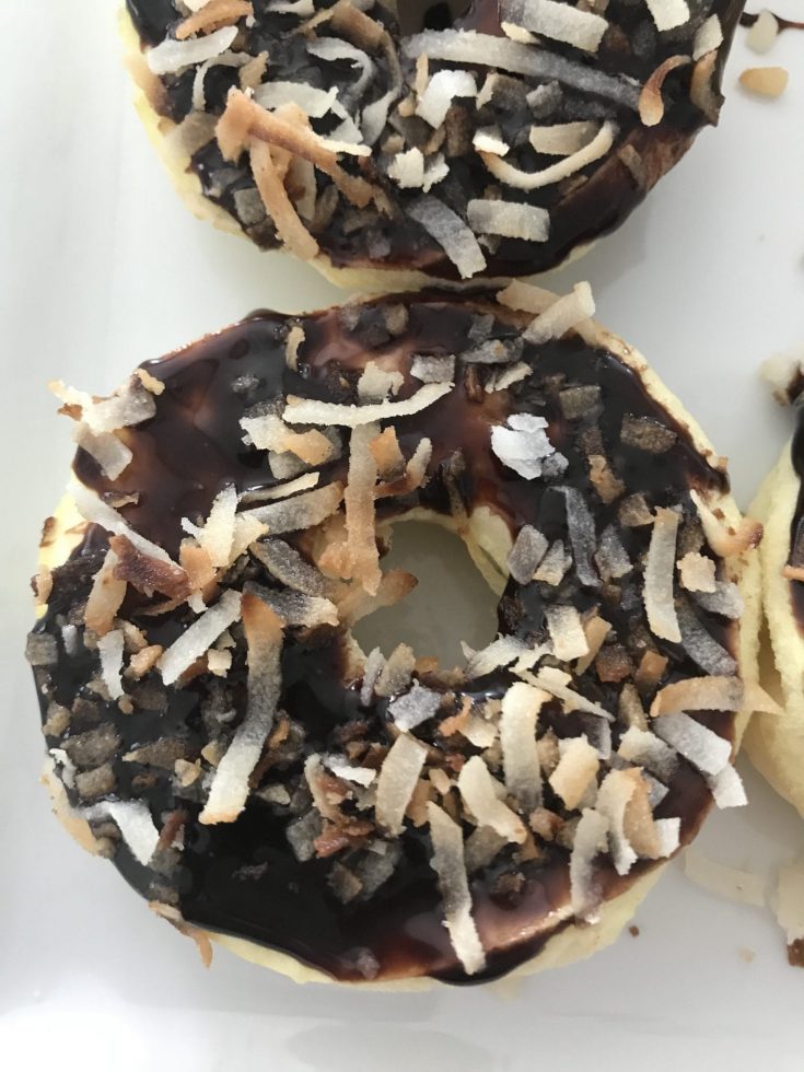 Mini Almond Joy Donuts