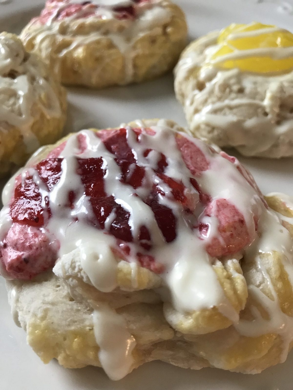 Cream Cheese Danish made with the Two Ingredient Dough Pound Dropper
