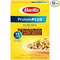 Barilla ProteinPLUS Multigrain Elbows Pasta, High Protein Pasta