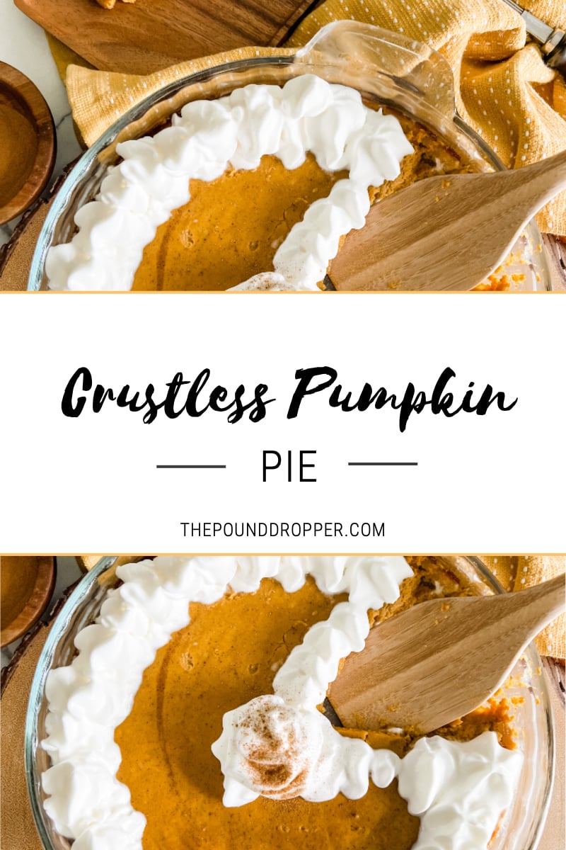 This Zero Point Crustless Pumpkin Pie recipe is perfect for fall-it's so good-you won't regret making this for your next family gathering!  via @pounddropper