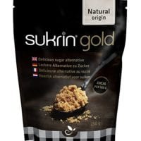 Sukrin Gold - All Natural Brown Sugar Alternative - 250g Bag (1-Pack)