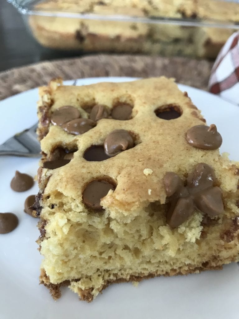 Easy Peanut Butter Crumble Cake Squares - Pound Dropper