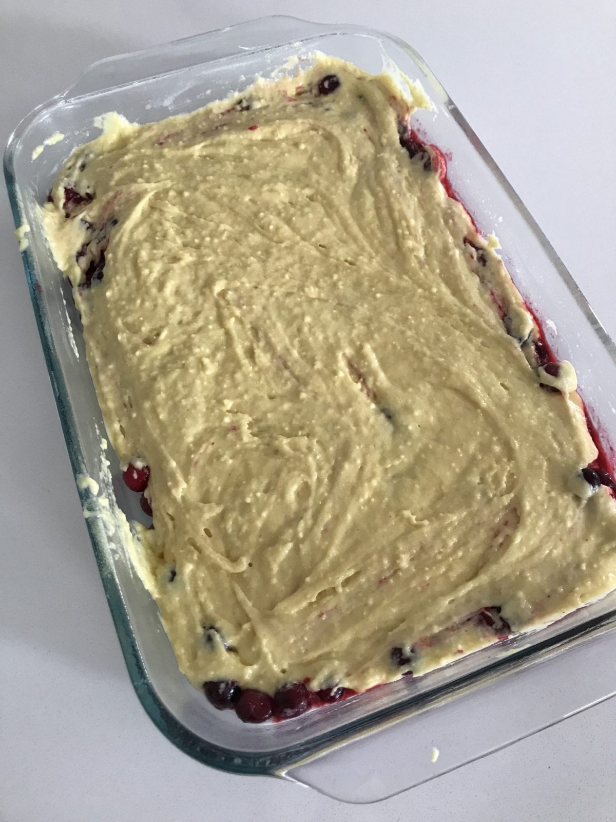 Easy Light Cranberry Cobbler - Pound Dropper