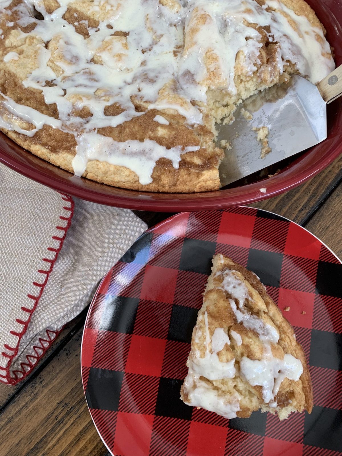 Cinnamon Roll Casserole Pound Dropper