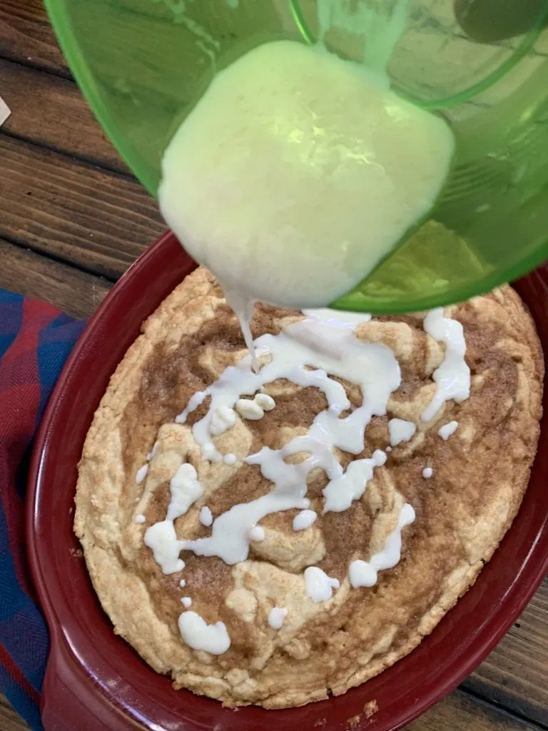 Cinnamon Roll Casserole Pound Dropper