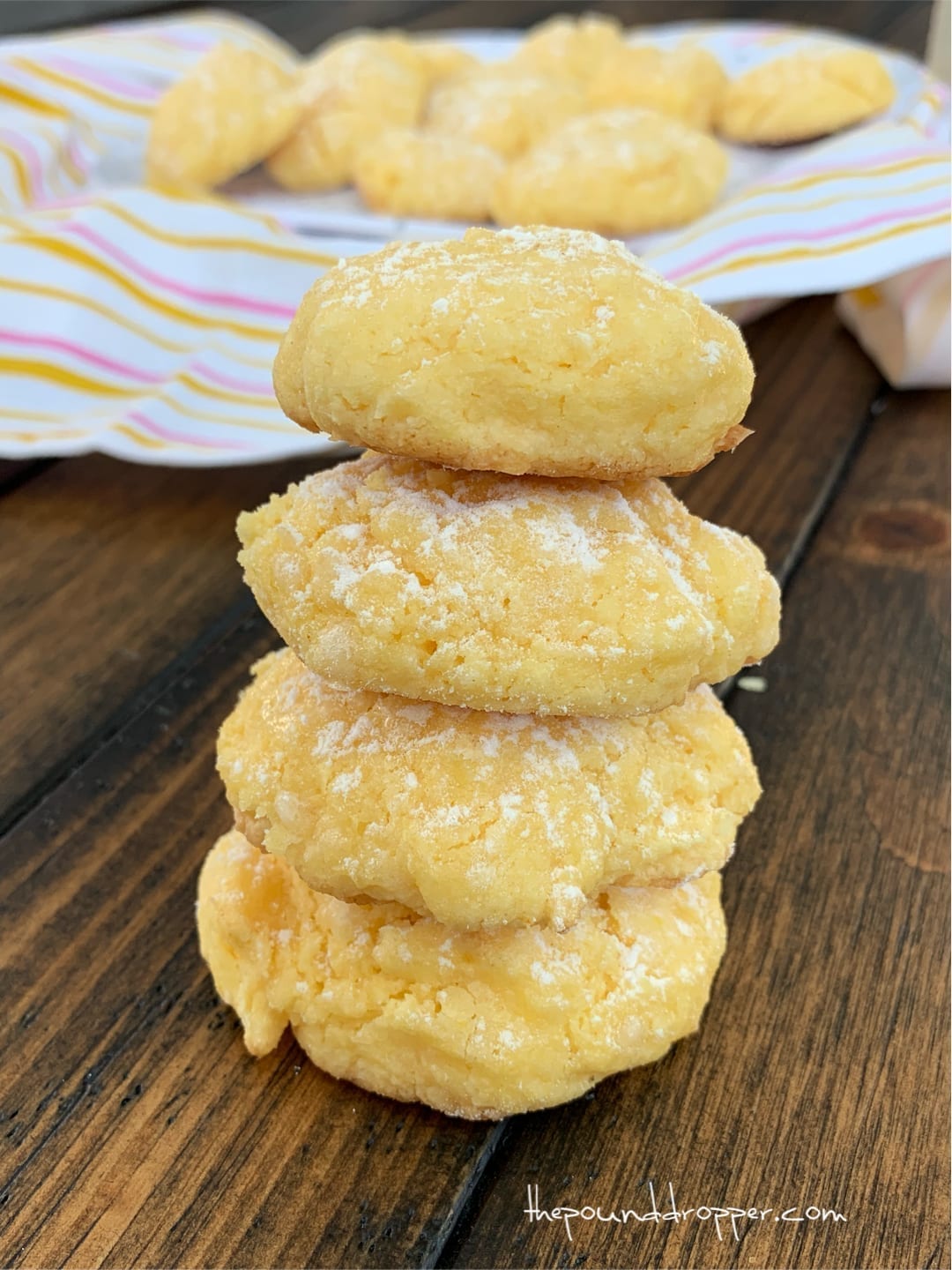 Easy Lemon Drop Cookies Pound Dropper