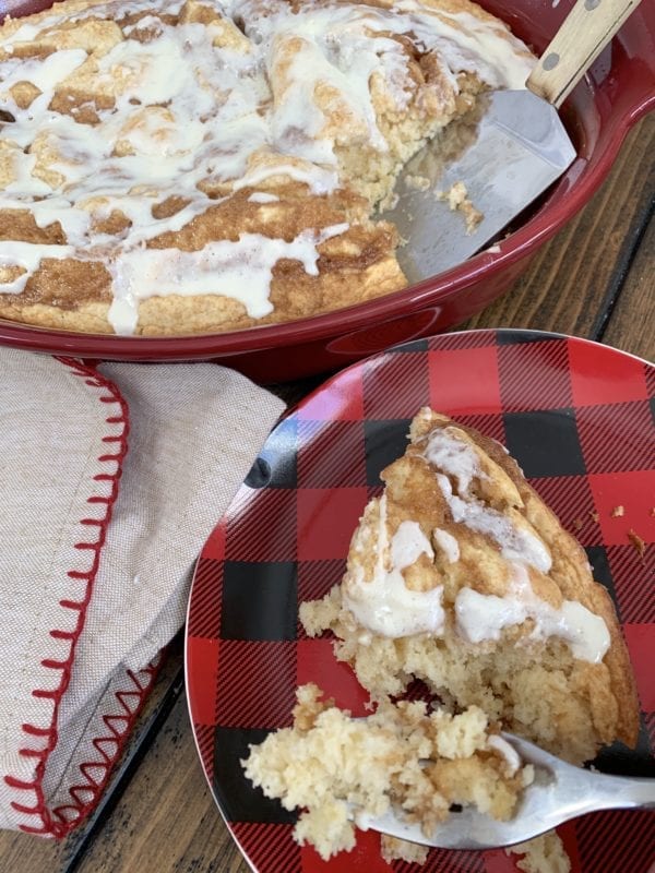 Cinnamon Roll Casserole Pound Dropper