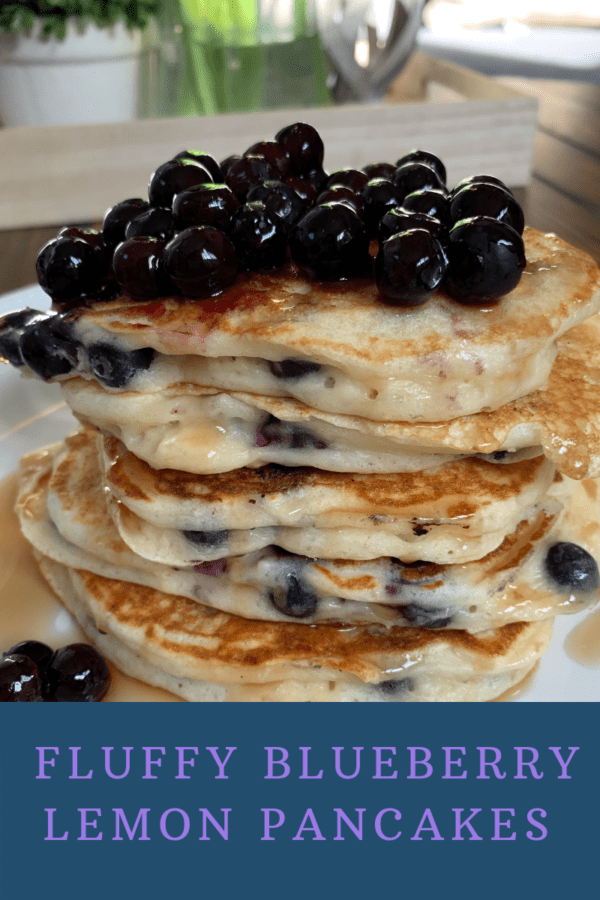 Best Fluffy Blueberry Lemon Pancakes Pound Dropper