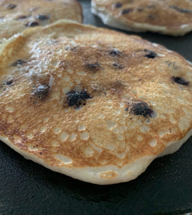 Best Fluffy Blueberry Lemon Pancakes Pound Dropper
