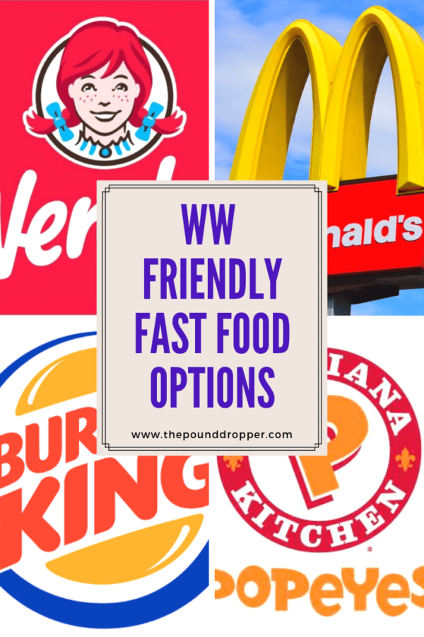 WW Friendly Fast Food Options Pound Dropper