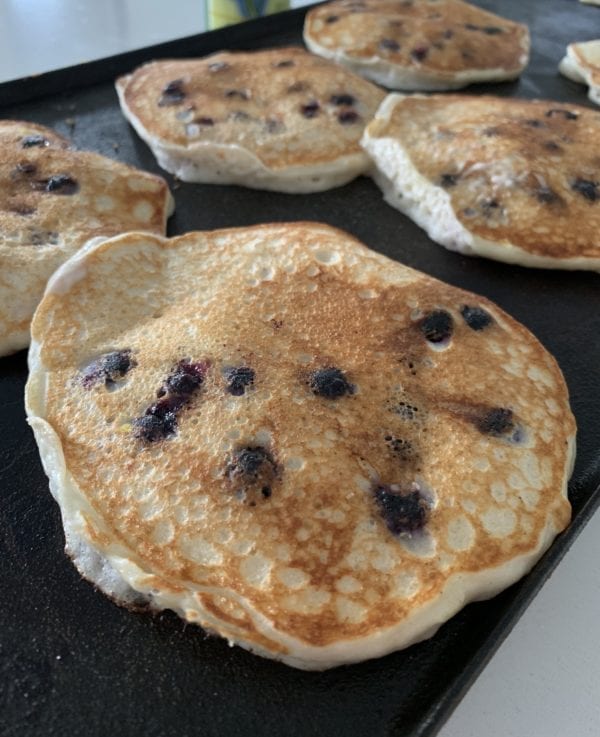 Best Fluffy Blueberry Lemon Pancakes Pound Dropper