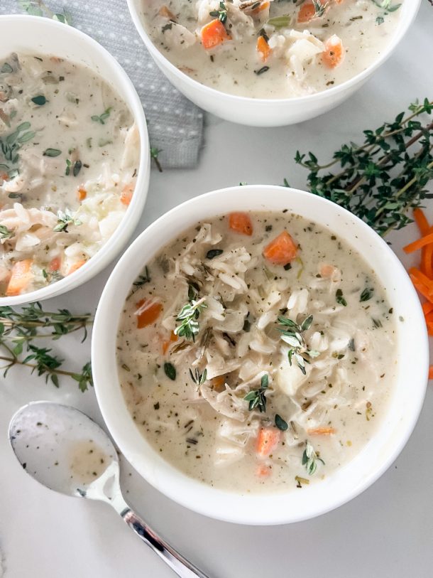 Creamy Chicken And Wild Rice Soup Pound Dropper 7993