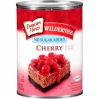 Duncan Hines Wilderness No Sugar Added Pie Filling & Topping, Cherry (Pack of 4)