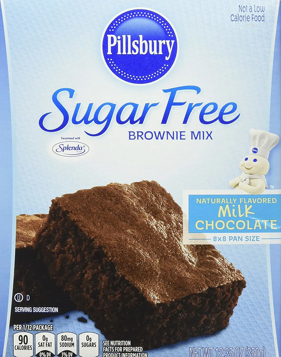 sugar free Pillsbury Sugar Free Milk Chocolate Brownie Mix