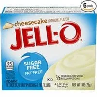 JELL-O Instant Cheesecake Pudding & Pie Filling Mix (1 oz Boxes, Pack of 6)