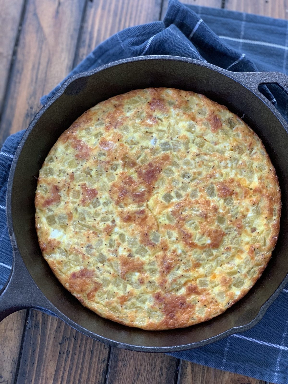 Skinny Mexican Skillet Frittata - Pound Dropper