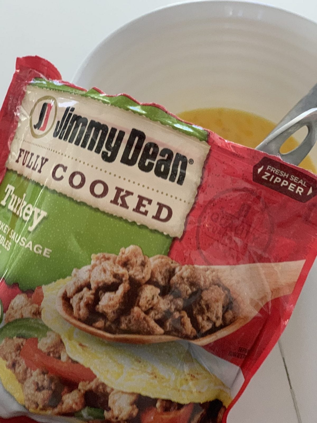 Egg and Sausage Breakfast Squares Pound Dropper