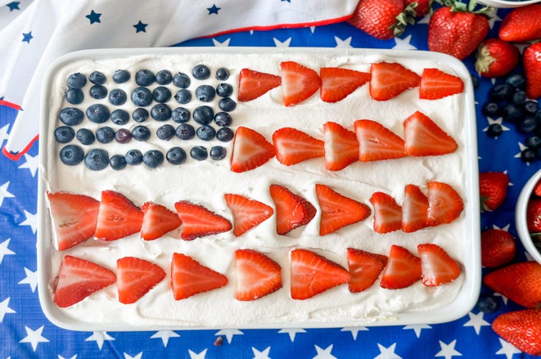 WW Patriotic Poke Cake - Pound Dropper