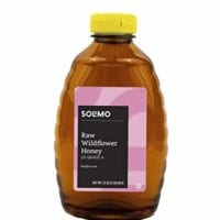 Amazon Brand - Solimo Raw Wildflower Honey, 32 ounce