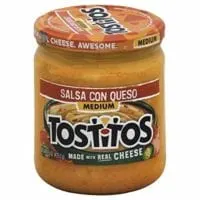 Tostitos Salsa Con Queso Medium 15 oz bottle