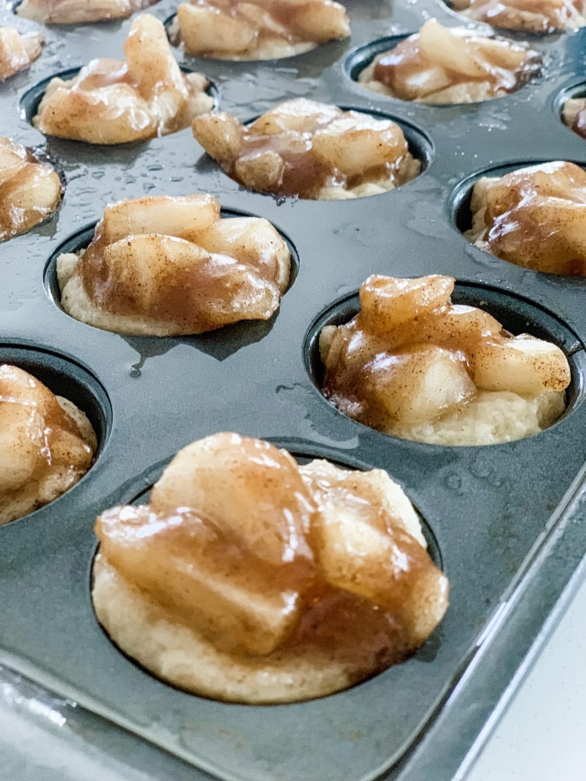 Muffin Tin Mini Apple Pies - Just a Taste