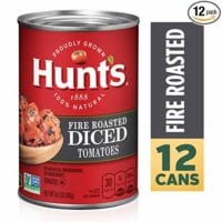 Hunt's Fire Roasted Diced Tomatoes, 14.5 Oz, Pack of 12