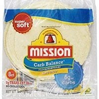 Mission Low Carb Soft Taco Flour Tortilla's 12oz./8 Ct. (Pack of 6) by Mission Ltd