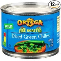 Ortega Diced Green Chiles, Mild, 4 oz 