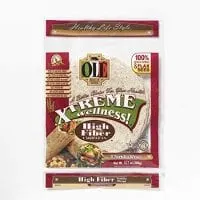 Ole Xtreme Wellness High Fiber Low Carb Wraps - 4 Pack Case - 8ct
