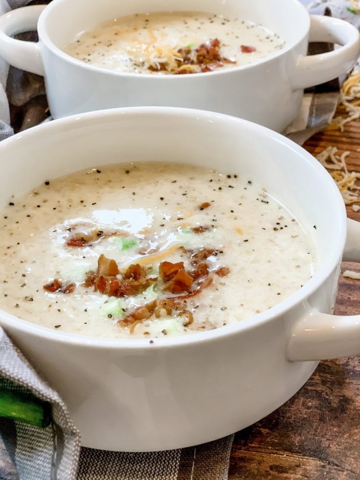 Best Low Point Creamy Potato Cheese Soup