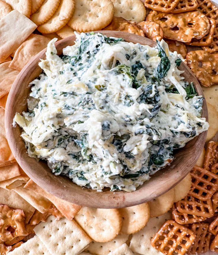 Low Point Slow Cooker Artichoke Spinach Dip