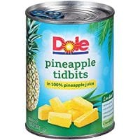 DOLE Pineapple Tidbits in 100% Pineapple Juice