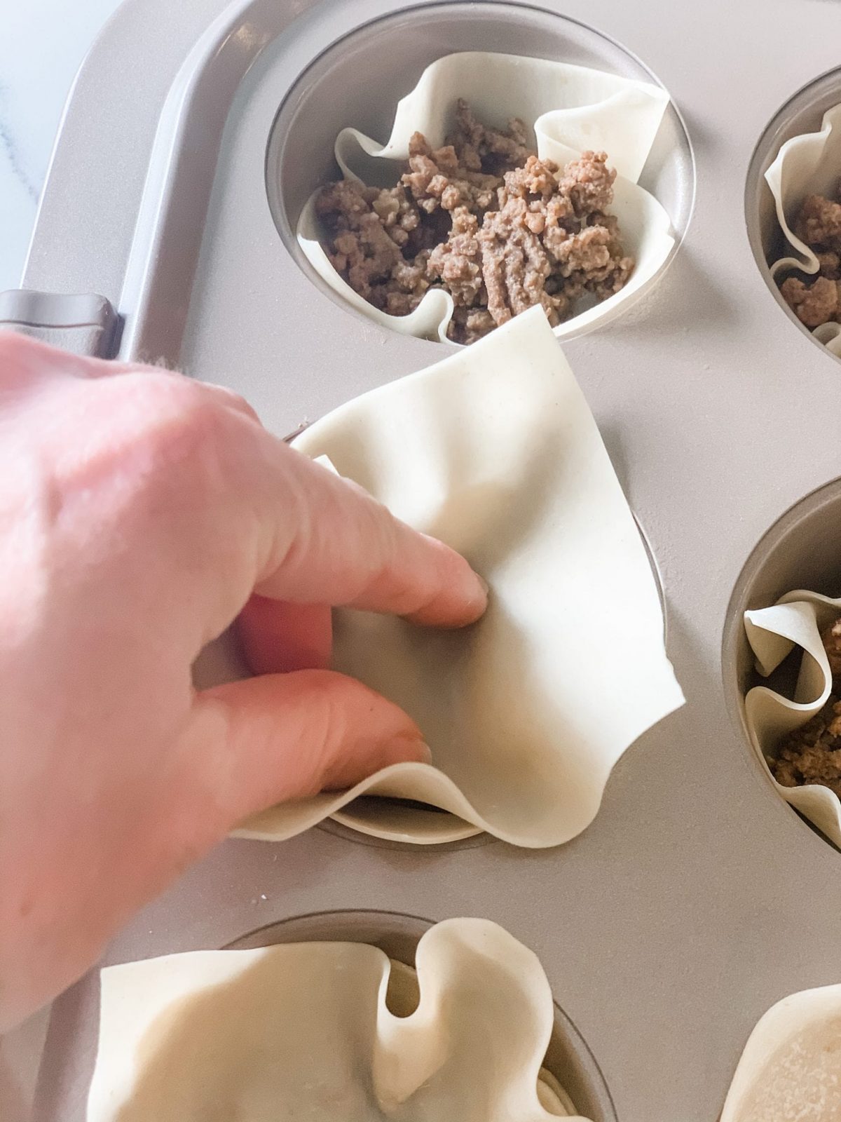 Easy Taco Cups Pound Dropper