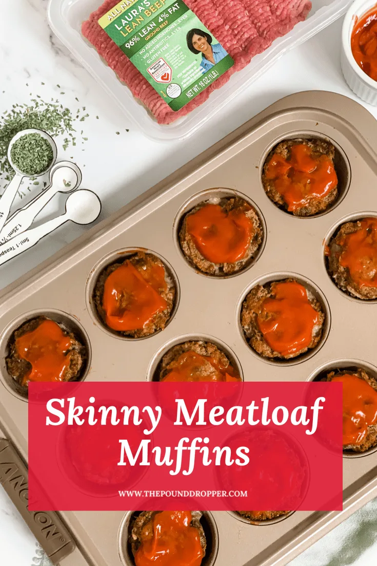 Skinny Meatloaf Muffins via @pounddropper