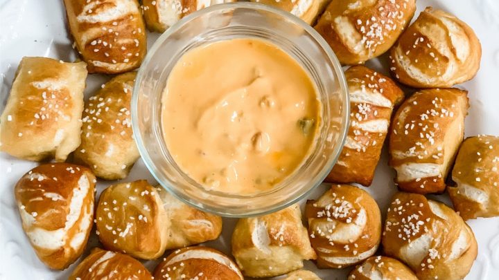 Pretzel Bites with Korean Cheese Dip - Culinary Cool