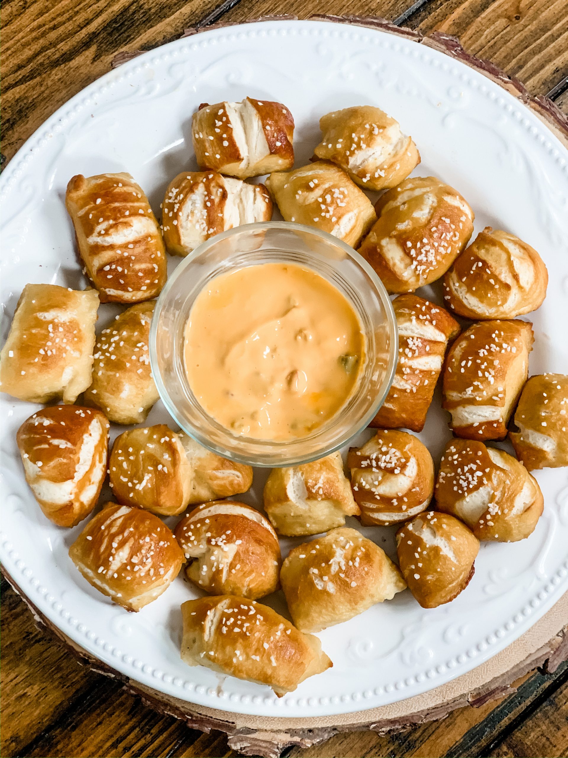 Pretzel Bites with Korean Cheese Dip - Culinary Cool