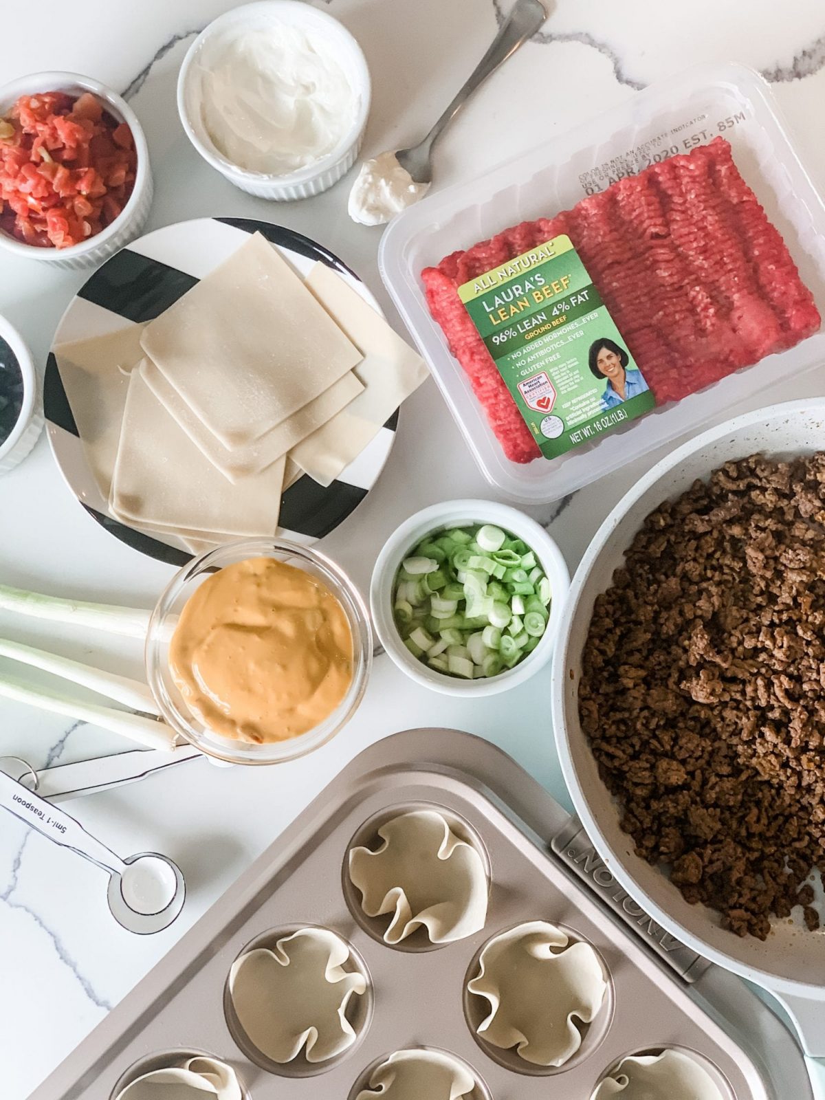 Easy Taco Cups Pound Dropper