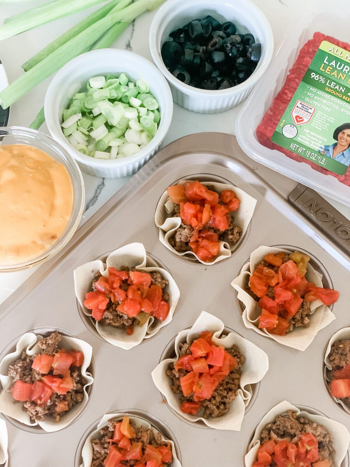 Easy Taco Cups Pound Dropper