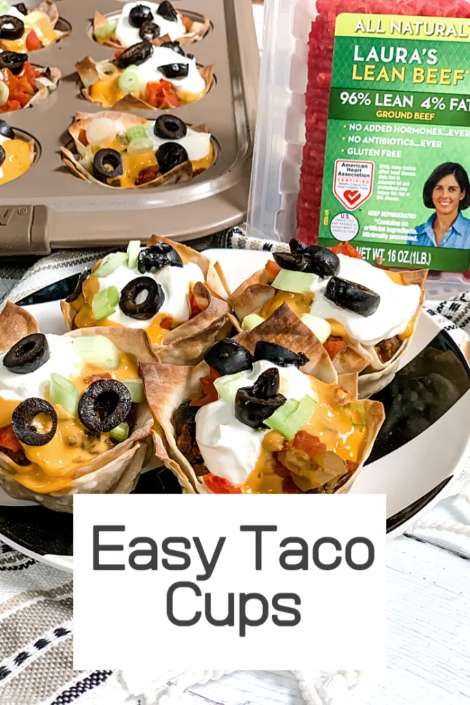 Easy Taco Cups - Pound Dropper