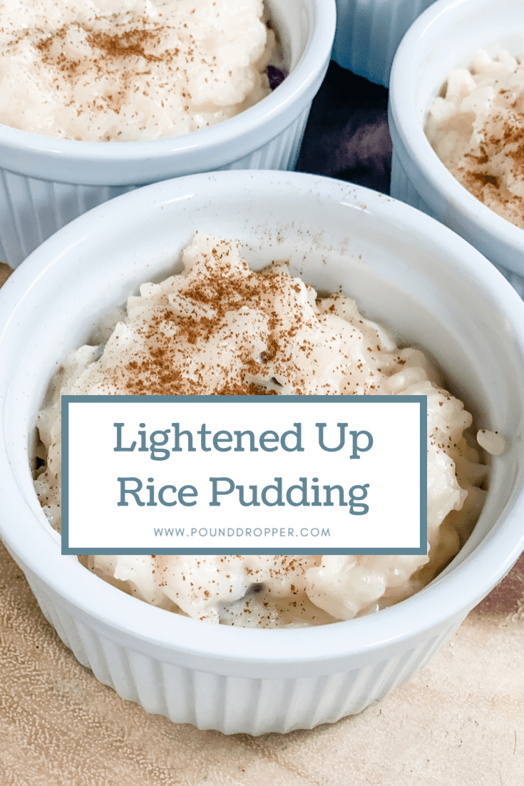 Lightened Up Rice Pudding via @pounddropper