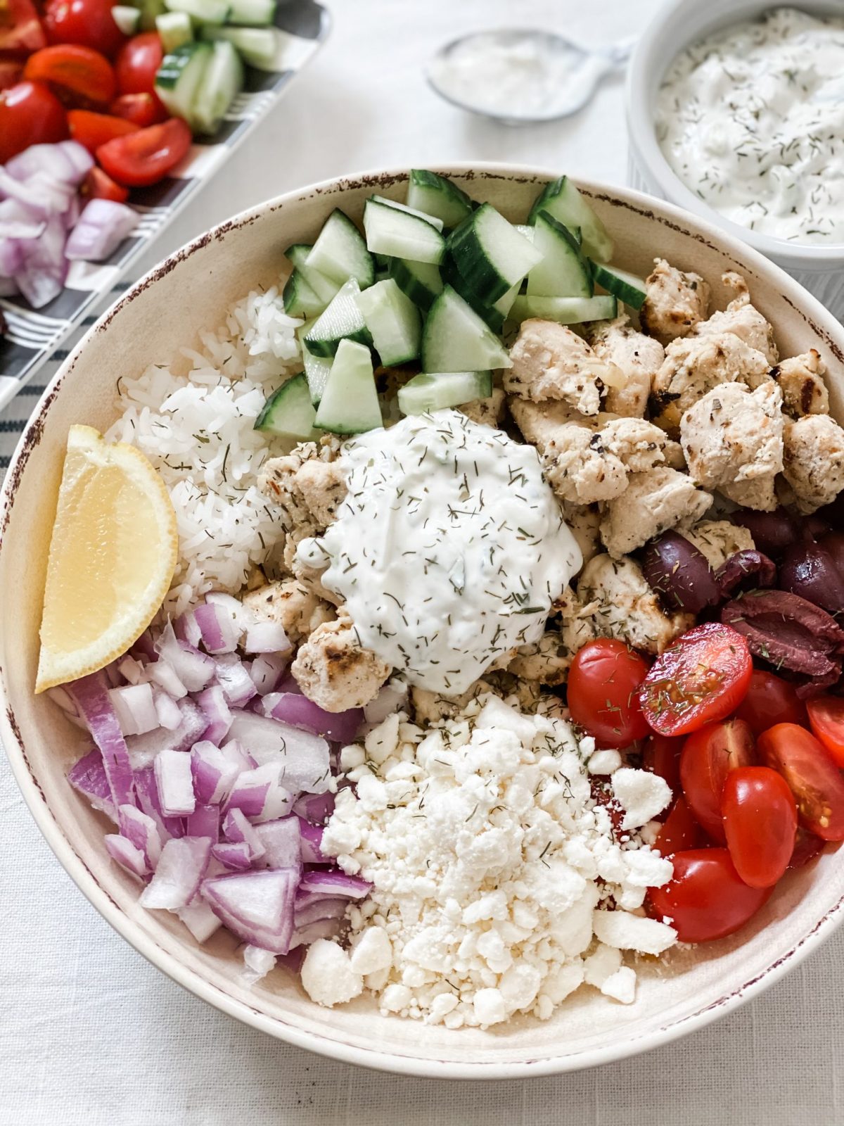 Greek Chicken Meal Prep Bowls Recipe — Eatwell101
