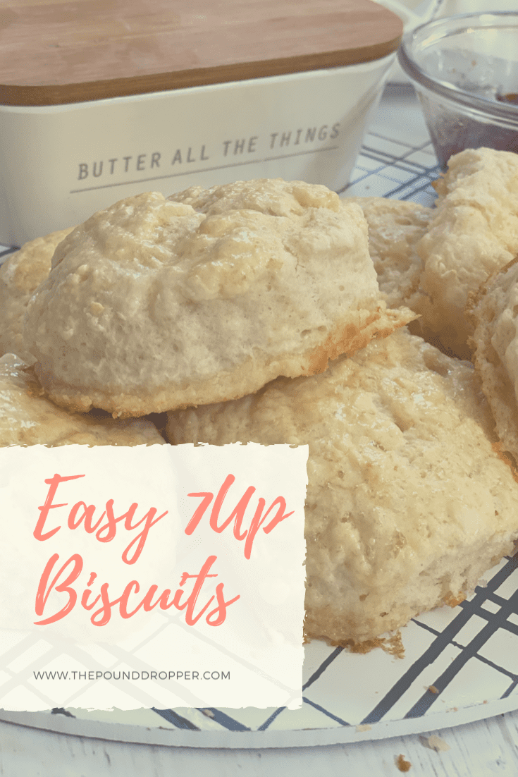 These Easy 7UP Biscuits are soft, fluffy, buttery, and made with JUST 4 ingredients!! You can have warm delicious biscuits on the table in less than 25 minutes! via @pounddropper