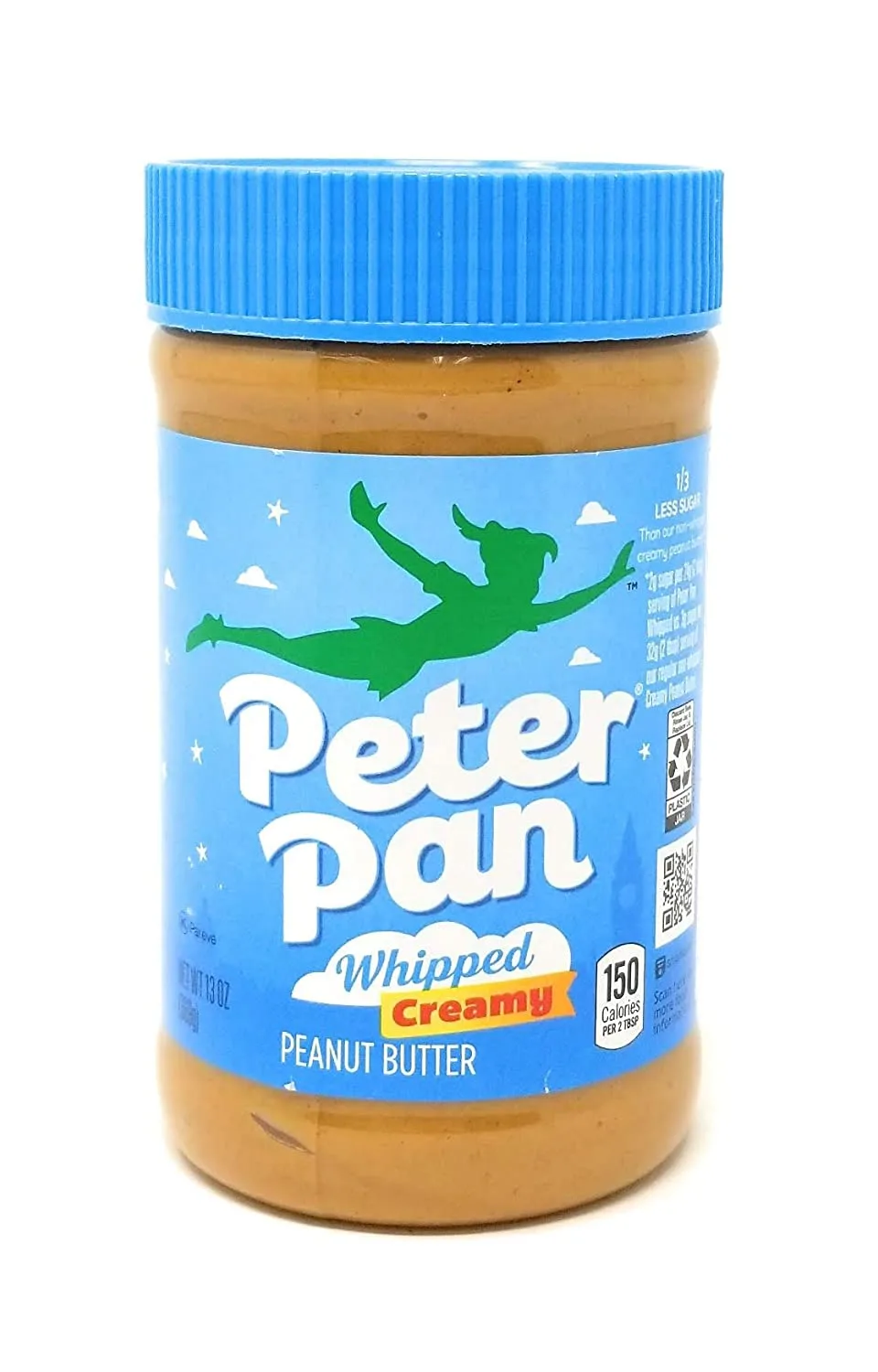 Peter Pan, Whipped Creamy, 1/3 less sugar

