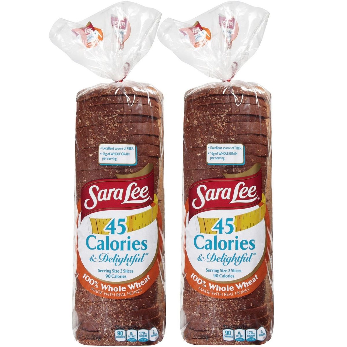 Sara Lee 100% Whole Wheat w/Honey Bread
