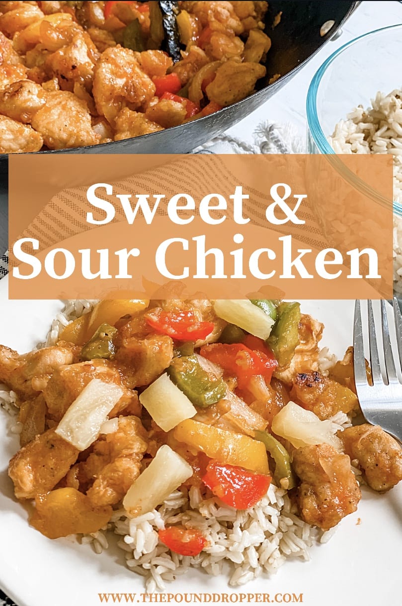 Skinny Sweet and Sour Chicken via @pounddropper