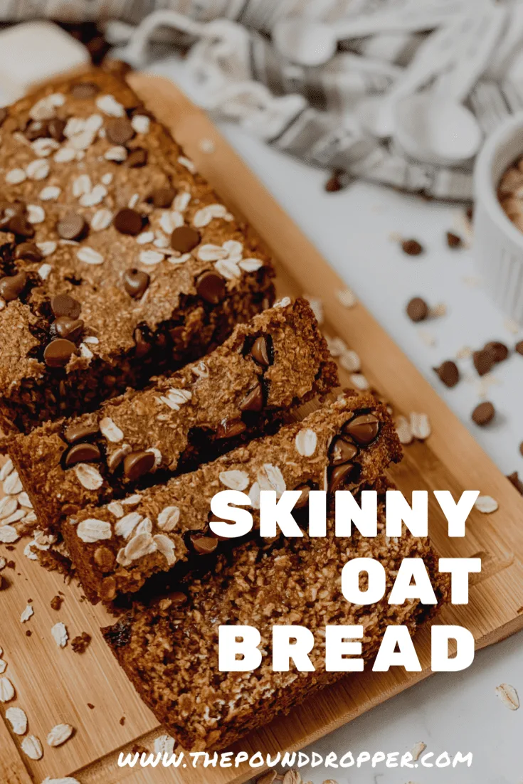 This Skinny Oat Bread is a low point bread you’ll want to make weekly.  It's simple to make, has no refined sugar or flour, and the best part- it’s healthy! via @pounddropper