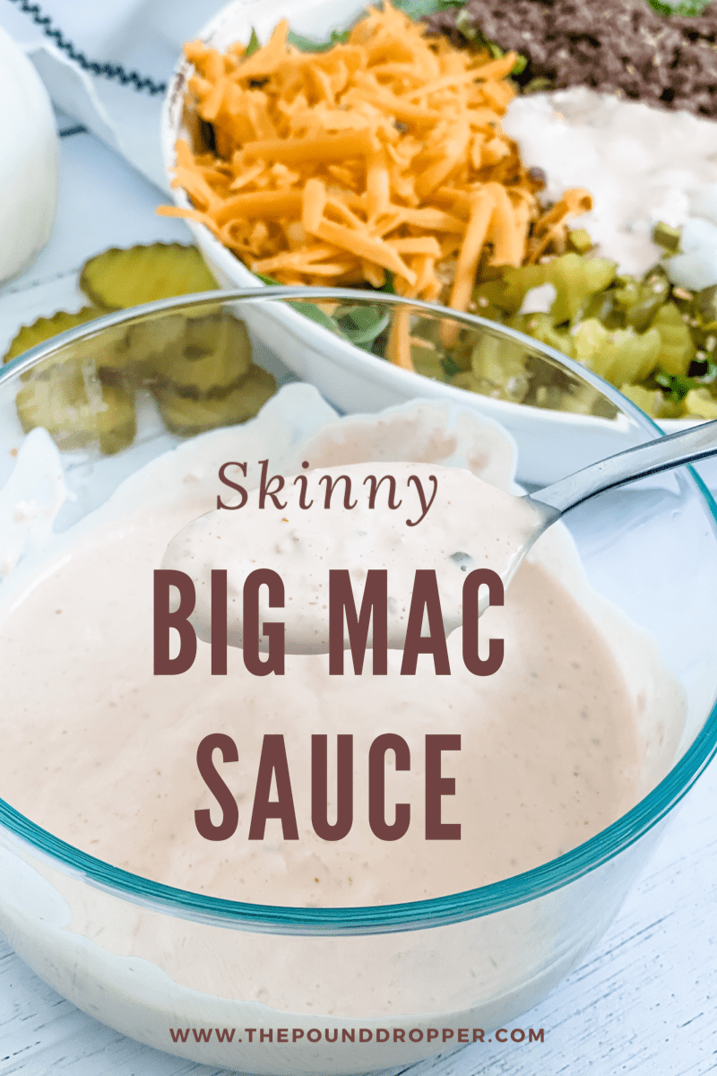 Skinny Big Mac Sauce via @pounddropper