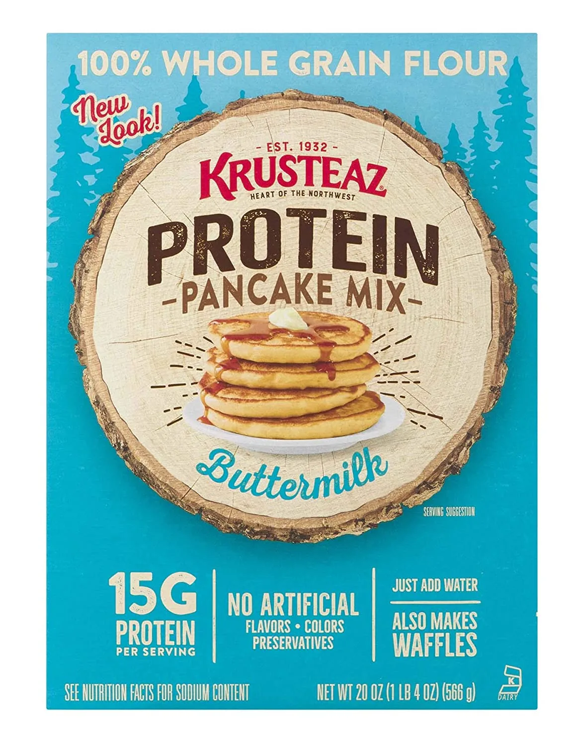 Krusteaz Protein Pancake Mix, Buttermilk
